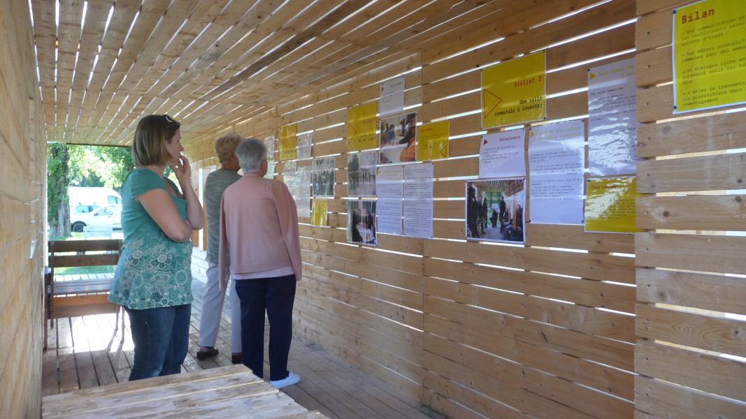 6- Exposition dans l'espace construit avec le collectif Exyzt